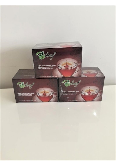 Gano Derma Oleaf  Roybos Karışık Bitki Çayı Süzen Poşet 3 x 20'li