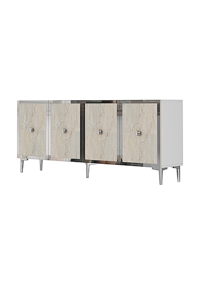Ka1811bts Pega Konsol Ve Tv Sehpası Beyaz-traverten-sılver 180cm Beyaz - Traverten - Gümüş Ka1811bts Pega Konsol Ve Tv Sehpası Beyaz-traverten-sılver 180cm Beyaz - Traverten - Gümüş