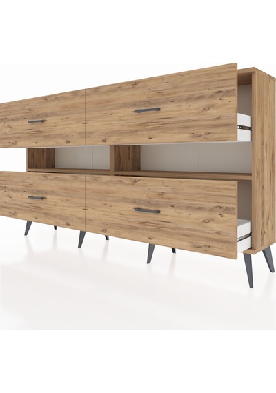 Arges Konsol 2 Raflı 4 Çekmeceli 176x30x99 Çam-çam Atlas Çam/atlas Çam - Atlas Çam Arges Konsol 2 Raflı 4 Çekmeceli 176x30x99 Çam-çam Atlas Çam/atlas Çam - Atlas Çam
