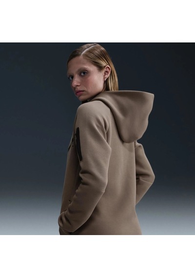 Sportswear Tech Fleece Windrunner Full-zip Hooded Ss25 Kadın Sweatshirt Kahverengi