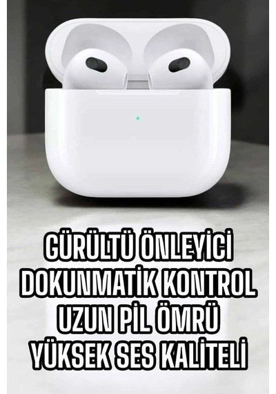 Bluetooth Kulaklık 3.nesil Kablosuz Uzun Pil Ömrü Dokunmatik Kontrol Renkli