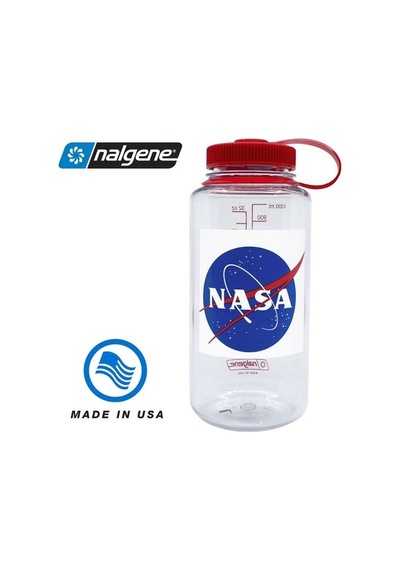 Nalgene 32 Oz Nasa Logo Tritan Suluk Matara 1 Litre Şeffaf