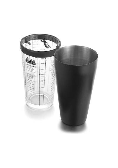 Biradlı Boston Shaker Siyah Siyah