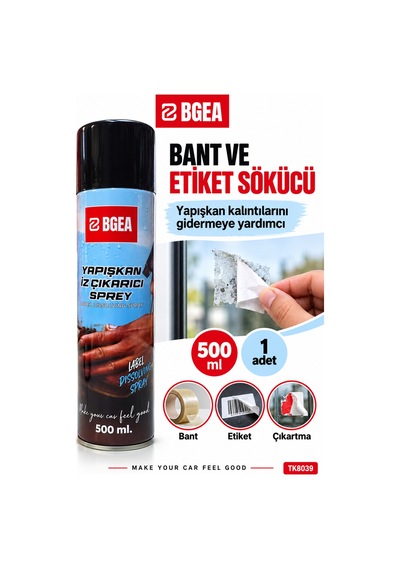 Bgea Bant Ve Etiket Sökücü 500 Ml Yapışkan İz Çıkarıcı Aerosol Sprey