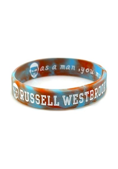 Russell Westbrook Portreli Çok Renkli Basketbol Nba Bileklik Çok Renkli Çok Renkli