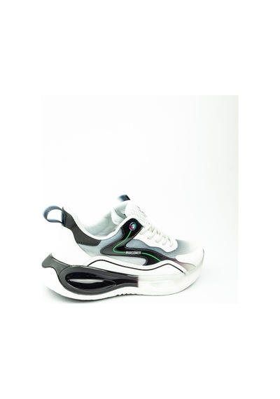 19320 Beyaz Deri Erkek Sneaker 001