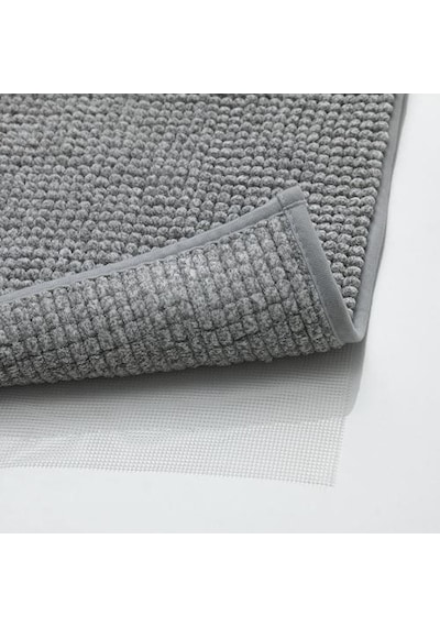 Mikrofiber Banyo Paspası Açık Gri Renk 60x120 Cm MeridyenDukkan Y Gri