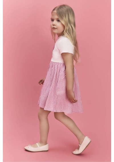 Defacto Hello Kıtty Fitilli Kaşkorse Elbise Kız Bebek H1208a526smer105 Ekru-er105