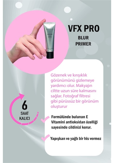 Farmasi Vfx Pro Blur Primer Makyaj Bazı 25 ML