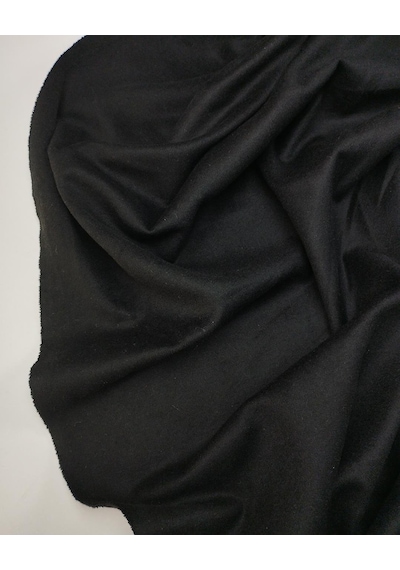 Siyah Renkte Süet Görünümlü Kumaş En: 150cm-10713 Siyah