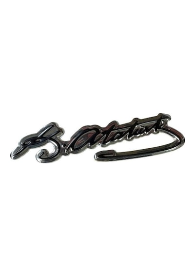 Atatürk İmzası Arma Logo Kendinden Yapışkanlı Krom Görünümlü Araç Dış Aksesuar 3d Kabartma Sticker Çıkartma Glz00601937