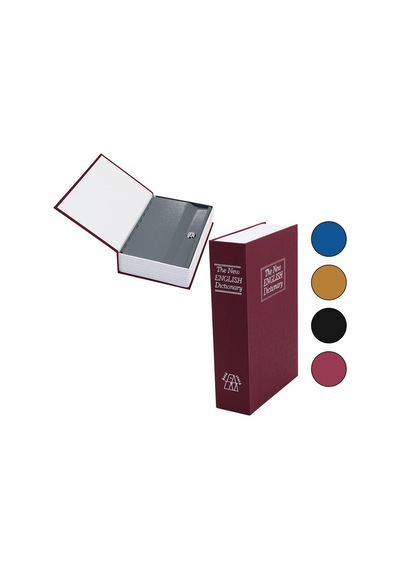Büyük 240x155x55mm Kitap Modeli Kilitli Kasa - Kumbara 5570