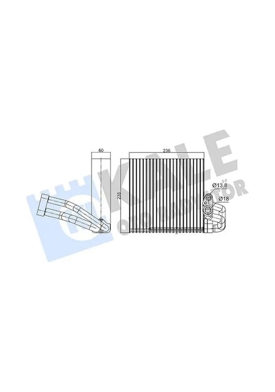 Ford C-max Klima Radyatoru 1.6 Tdci 2004-2011 Kale 350135