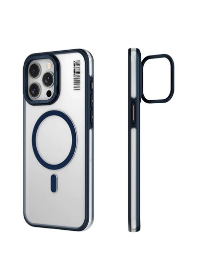 Apple Uyumlu iPhone 15 Pro Kılıf Magsafe Şarj Özellikli Youngkit Crystal Grid