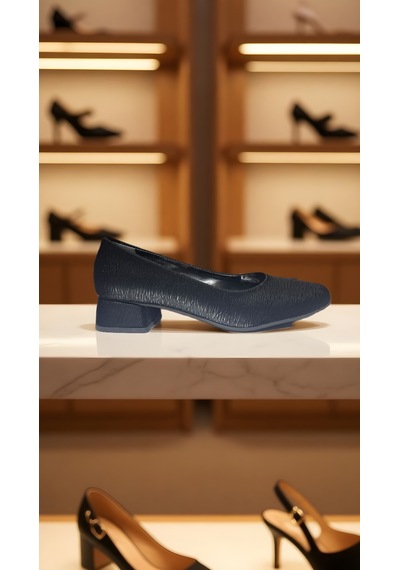 Altın Pabuç Kadın Topuklu Ayakkabı - Siyah Stiletto, Yumuşak İç Tabanlı Rahat Model Siyah