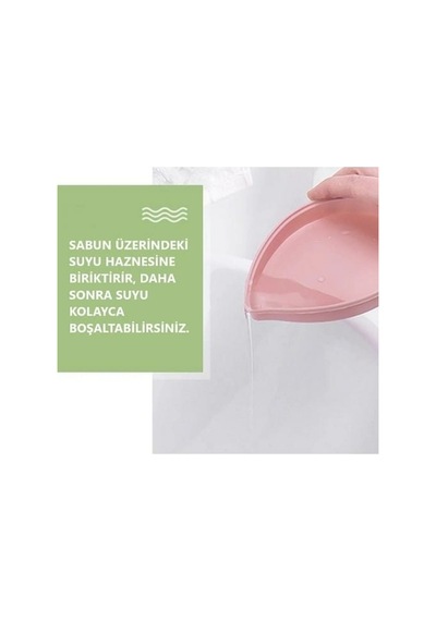 Buççin Online Mağaza Yaprak Tasarımlı Hazneli Ve Izgaralı Sabunluk Plastik Çok Renkli