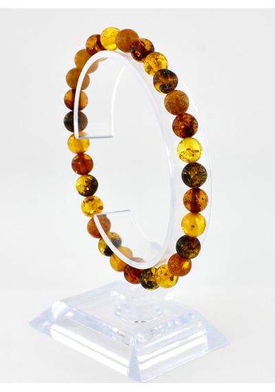 Kehribar Bileklik Kure Tasarım Ambergold Blk23-92 Çok Renkli