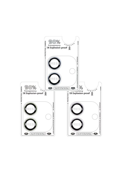 Binano Apple Uyumlu iPhone 17/16/16 Plus Safir Mor Kamera Koruyucu Mor