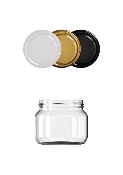 400 Ml Kavanoz Gold Konserve Kapaklı 400 Cc Şeffaf Magnolya, Reçel, Marmelat İçin Cam Kavanoz 2 Adet Diğer
