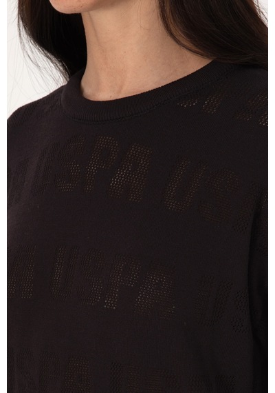 U.s. Polo Assn. Kadın Siyah Kazak /triko 50309651-vr046 Sıyah