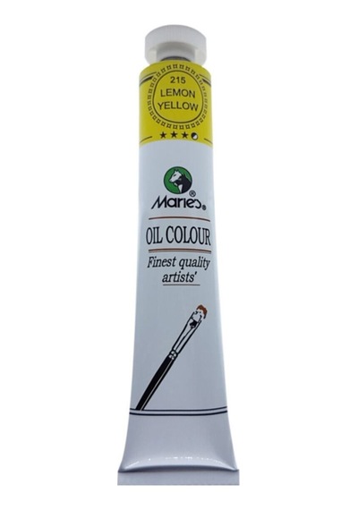 Maries Guaj Boya 12 Ml Lemon Yellow (Limon Sarısı) 215 Tekli (1 Adet) Sarı