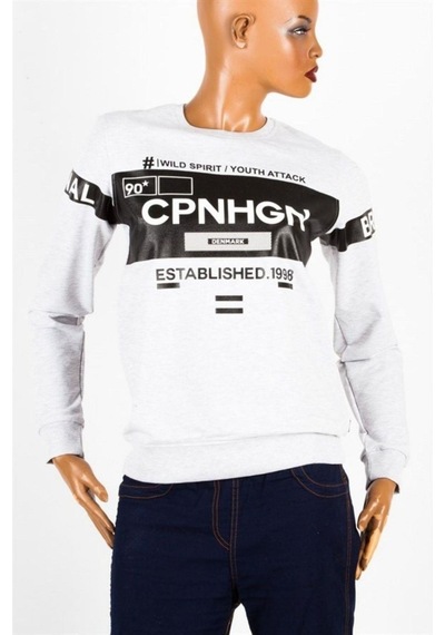 Danimarka Unisex Pamuklu Slim Fit Sweatshirt Medium