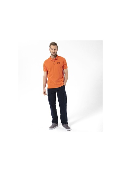 Routefıeld Routefield Erkek Polo Tişört Post Turuncu 25322 Turuncu