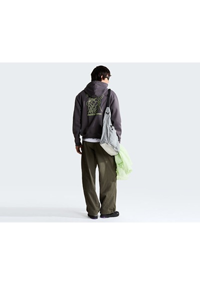 The North Face U Nse Slopes Relaxed Hoodıe - Graphıc Unisex Outdoor Sweatshirts Nf0a8ja7rhı1 Gri