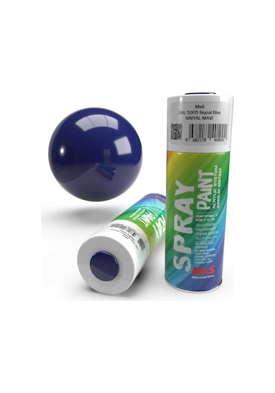 Mxs - Ral 5005 - Sinyal Mavi - Akrilik Sprey Boya / 400 ML