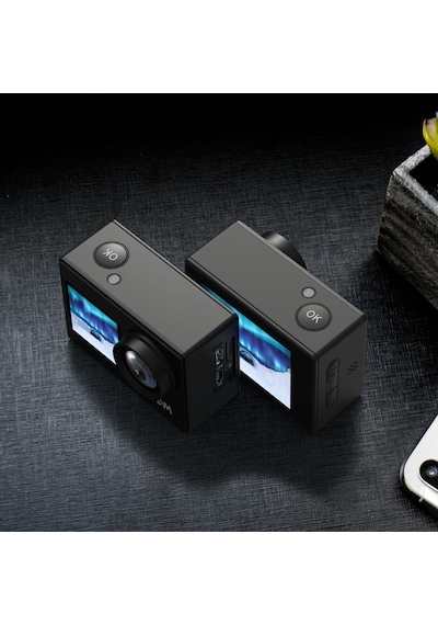 Sjcam Sj4000 Dual Screen Wifi 4k Aksiyon Kamerası Siyah