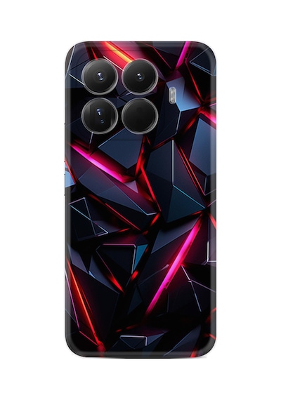 Xiaomi 15t Pro Kılıf Limited Resimli Siyah Geometrik Prizma 222