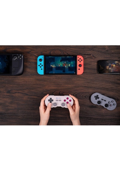8bitdo Sn30 Pro Bluetooth Kablosuz Hall Effect Oyun Kolu G Classic Edition - Switch Oled Lite