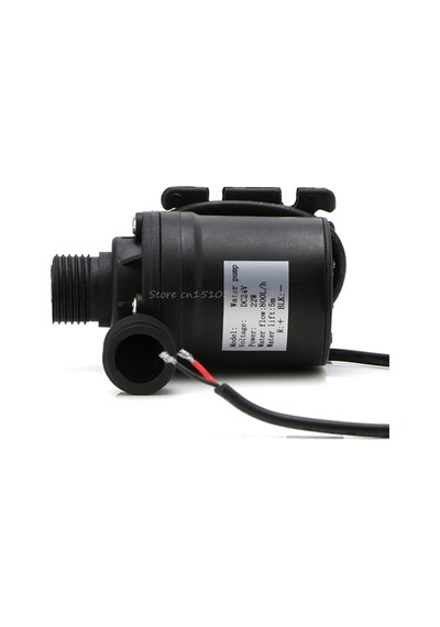 12 Volt Dalgıç Tip Mini Su Pompası Saat/800 L 8 x 5 x 6.5 Cm