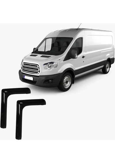 Ford Transit Uyumlu 2002-2012 Geçmeli Abs Cam Rüzgarlığı 2 Parça
