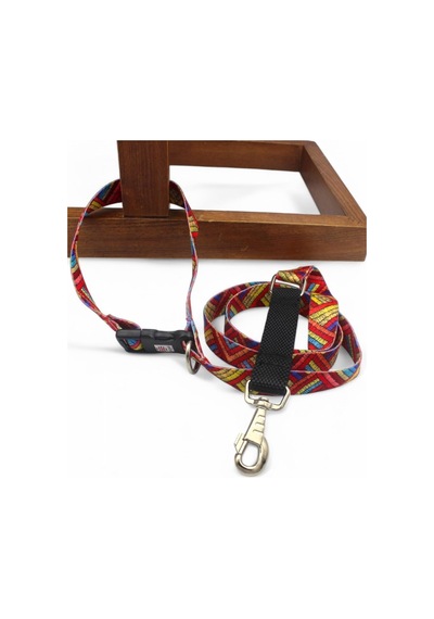 Köpek Gezdirme Tasması, Bağlama Kilitli, Anti Shock Desen 9-tek Ebat Genel