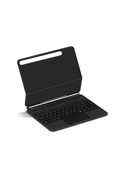 Galaxy X510 Tab S9 Fe Uyumlu 11 İnç Ledli Klavyeli Magnetik Tablet Kılıfı Klavyeli Kılıf