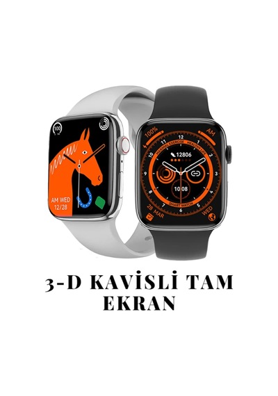 Smart Watch 7 Akıllı Saat Iphone Android Xiaomi Uyumlu Nabız Ölçer Aramalı Adım Sayar Tam Ekran Siyah - 505382605 Smart Watch 7 Akıllı Saat Iphone Android Xiaomi Uyumlu Nabız Ölçer Aramalı Adım Sayar Tam Ekran Siyah - 505382605