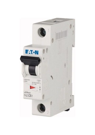 Eaton Faz-c6/1 Minyatür Devre Kesici - 10ka - C Eğrisi - 1x6a