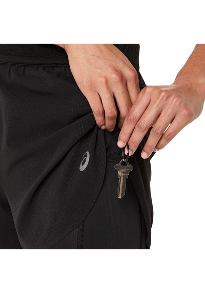 Asics Metarun Splıt Shorts Kadın Black/obsidian Grey Şort 2012d349-001
