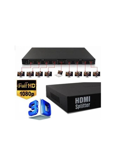 8Li Hdmi Splter Çoğaltıcı Çoklayıcı