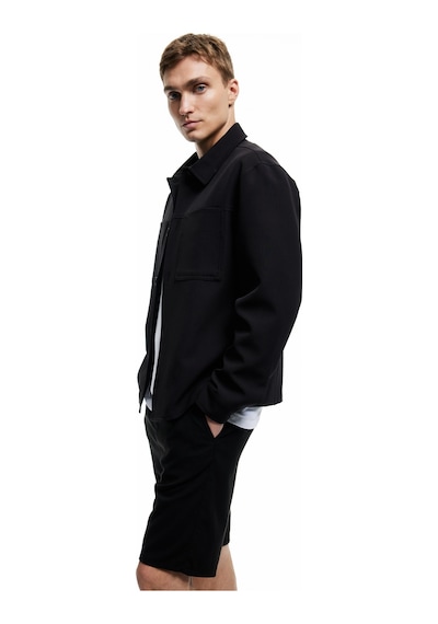 Koton Viskon Karışımlı Cep Detaylı Bermuda Slim Fit Beli Bağcıklı Şort Siyah 5sam40017hw Siyah Koton Viskon Karışımlı Cep Detaylı Bermuda Slim Fit Beli Bağcıklı Şort Siyah 5sam40017hw Siyah