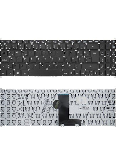 Acer Uyumlu Aspire 3 N19c1, 5 N18q13, 5 Nx-h9bey-005 Klavye Tr Siyah