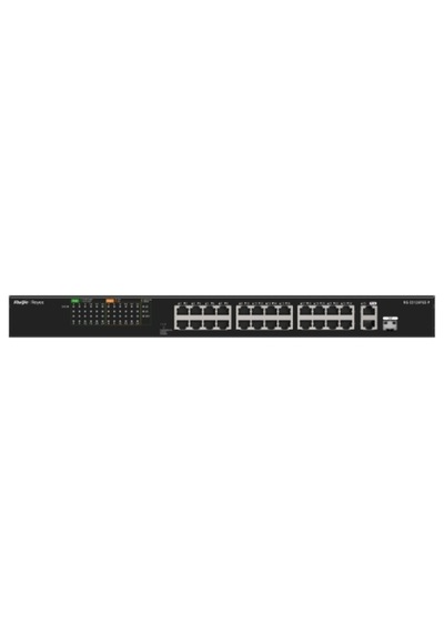 Reyee Rg-es126fgs-lp 24 Port 10/100 24 Port Poe 2 Port Uplınk + 1 Sfp 180 Watt Yonetılemez Ra