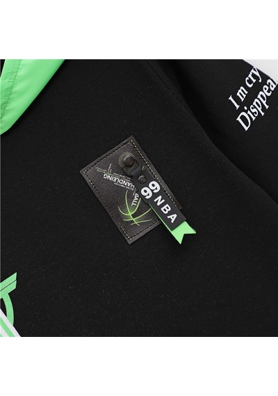 Wanex Erkek Çocuk Kapüşonlu Mevsimlik Sweatshirt - 15767 Siyah