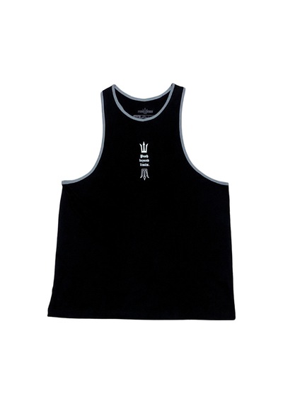 Pose I Down Push Beyond Limit Oversize Atlet Siyah