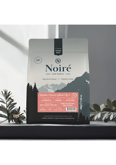 Noire Signature Espresso Blend 1 250g %100 Arabica Blend Çekirdek