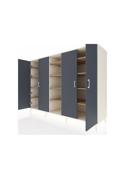 Kronos Dolap 12 Raflı 4 Kapaklı 220x59x163 Aytaşı-antrasit/çam Antrasıt/atlas Çam - Aytası Kronos Dolap 12 Raflı 4 Kapaklı 220x59x163 Aytaşı-antrasit/çam Antrasıt/atlas Çam - Aytası