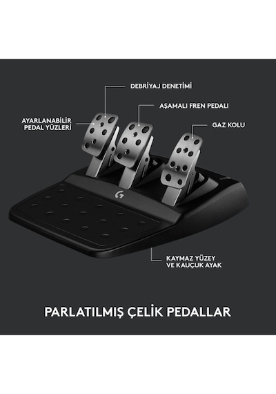 Siyah Driving Force Yarış Direksiyonu G-G923 Ps5/Ps4 Uyumlu