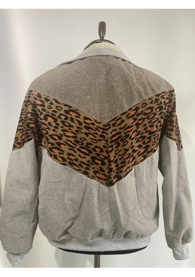 Kadın Aztek Unisex Retro Bomber Oversize Desenli Ceket Gflg4 Çok Renkli