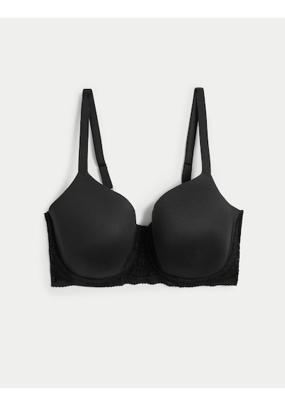 Marks & Spencer Body Soft:trade Mark: Destekli T-shirt Sütyeni T33003242f Siyah